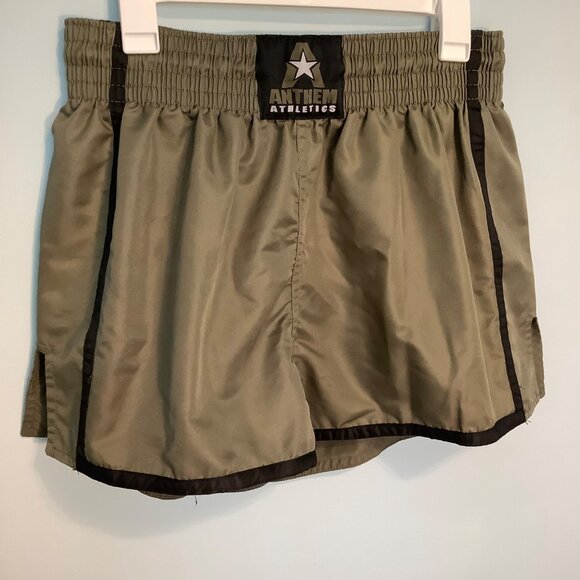 Anthem Athletics Boys MMA Jiu Jitsu Fight Shorts Size Large Black Training Gear - Picture 1 of 8